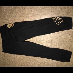 black joggers